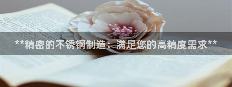 彩神v：**精密的不锈钢制造：满足您的高精度需求**