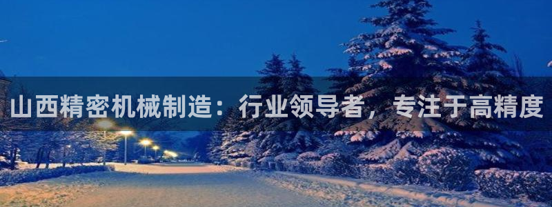 彩神是什么平台：山西精密机械制造：行业领导者，专注于高精度