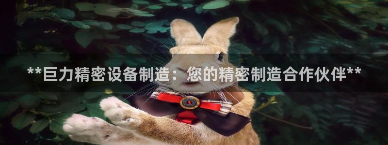彩神ix是真的吗：**巨力精密设备制造：您的精密制造合作伙伴**