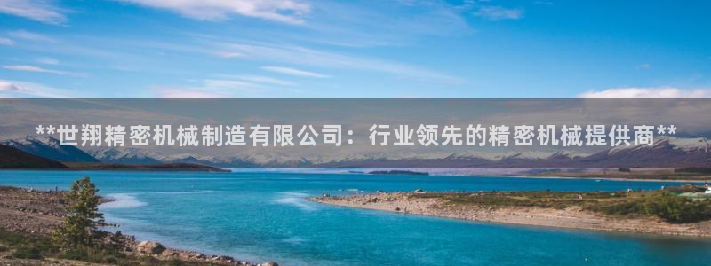 彩神是正规平台吗知乎：**世翔精密机械制造有限公司：行业领先的精密机械提供商**