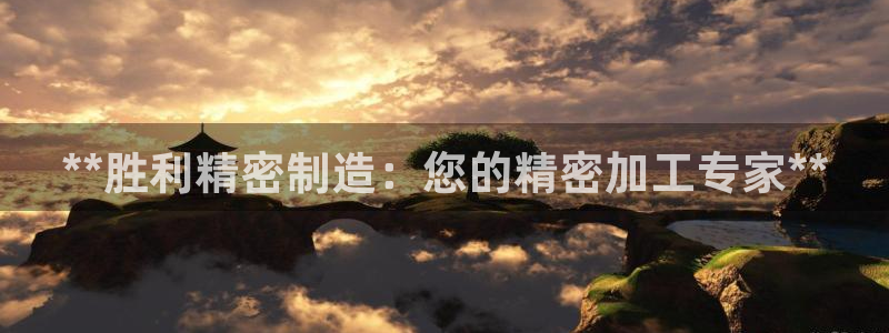 彩神V集团有限公司：**胜利精密制造：您的精密加工专家**