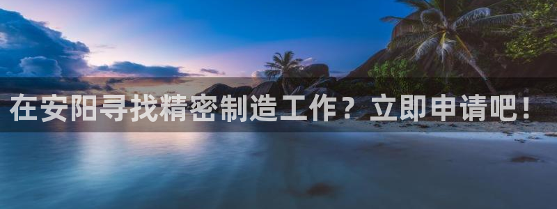 彩神VII官方版：在安阳寻找精密制造工作？立即申请吧！