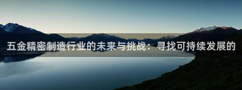 彩神8官网合法吗：五金精密制造行业的未来与挑战：寻找可持续发展的