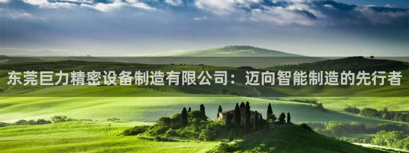 彩神v8是真的挣钱吗安全吗：东莞巨力精密设备制造有限公司：迈向智能制造的先行者