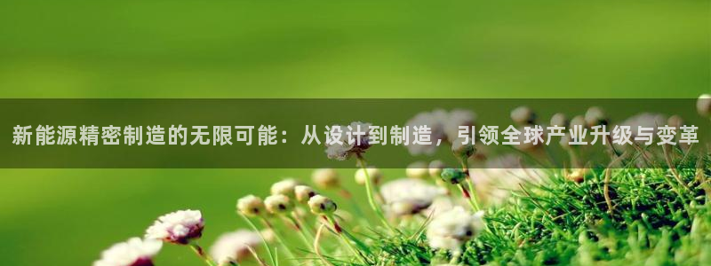 彩神vlll官方网：新能源精密制造的无限可能：从设计到制造，引领全球产业升级与变革