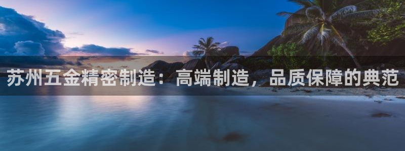 彩神平台注册登录：苏州五金精密制造：高端制造，品质保障的典范