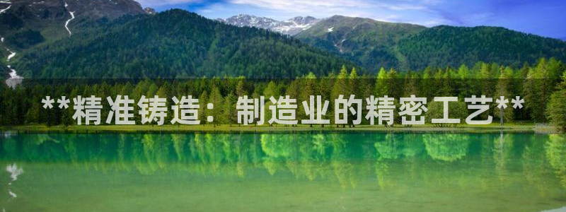 彩神Vll购彩大厅：**精准铸造：制造业的精密工艺**