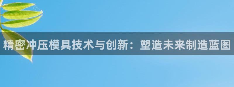 彩神旗下有哪些平台：精密冲压模具技术与创新：塑造未来制造蓝图