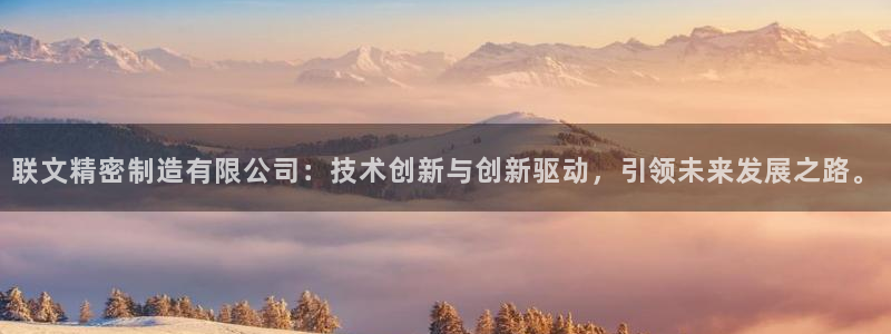 彩神x平台靠什么盈利：联文精密制造有限公司：技术创新与创新驱动，引领未来发展之路。