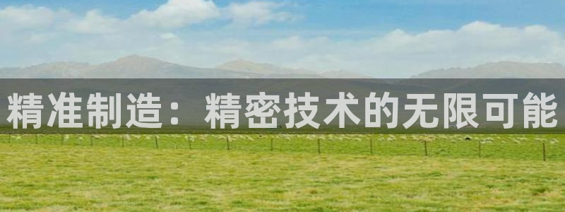 彩神趣购彩用户注册：精准制造：精密技术的无限可能